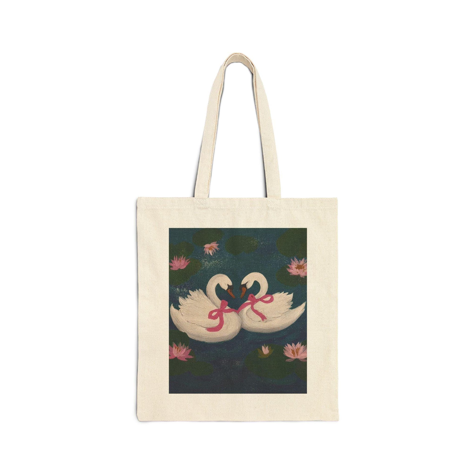 Coquette Swan Tote Bag
