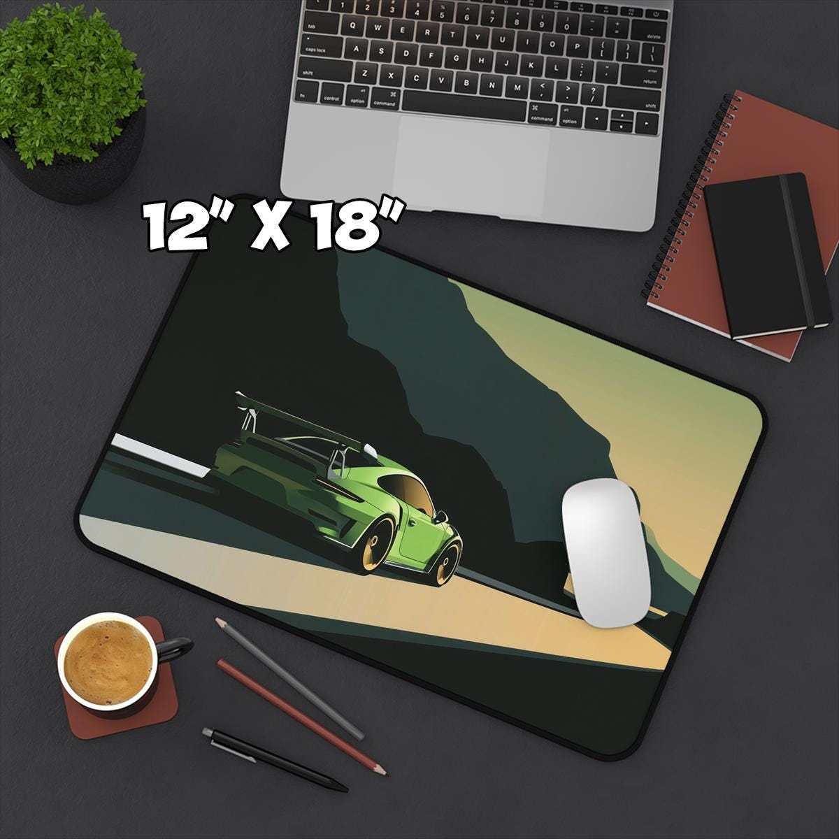 Green 911 Mouse Pad