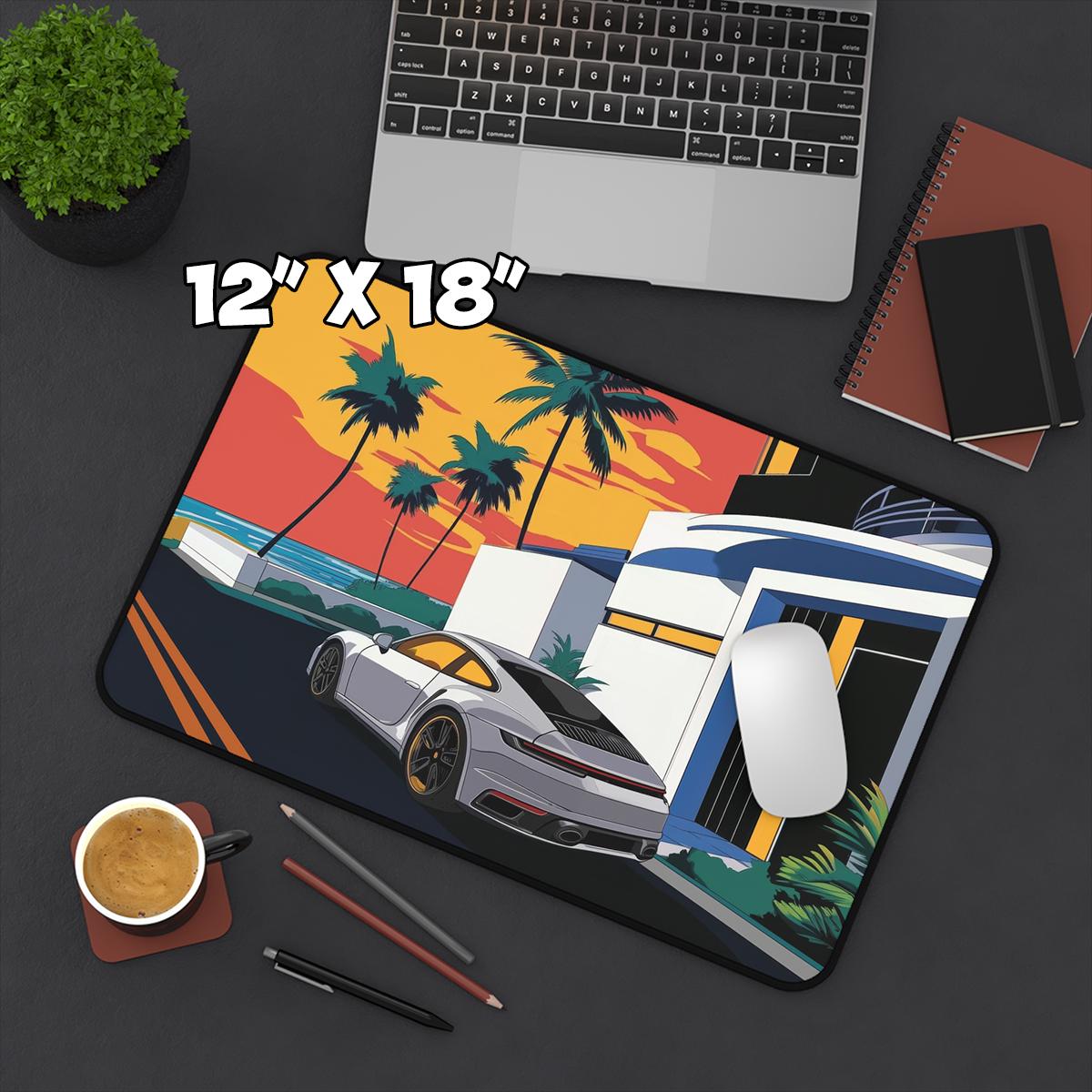 Grey 911 Sunset Mouse Pad