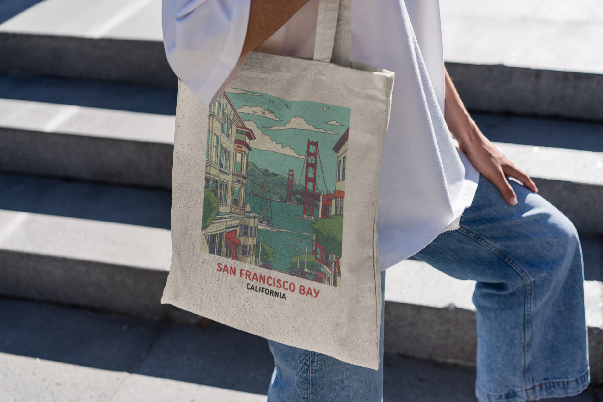 San Francisco Bay Tote Bag